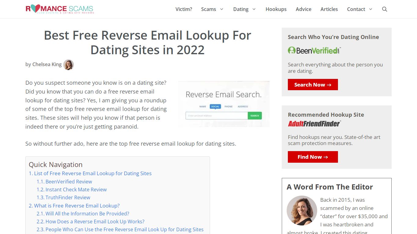 Best Free Reverse Email Lookup For Dating Sites in 2022