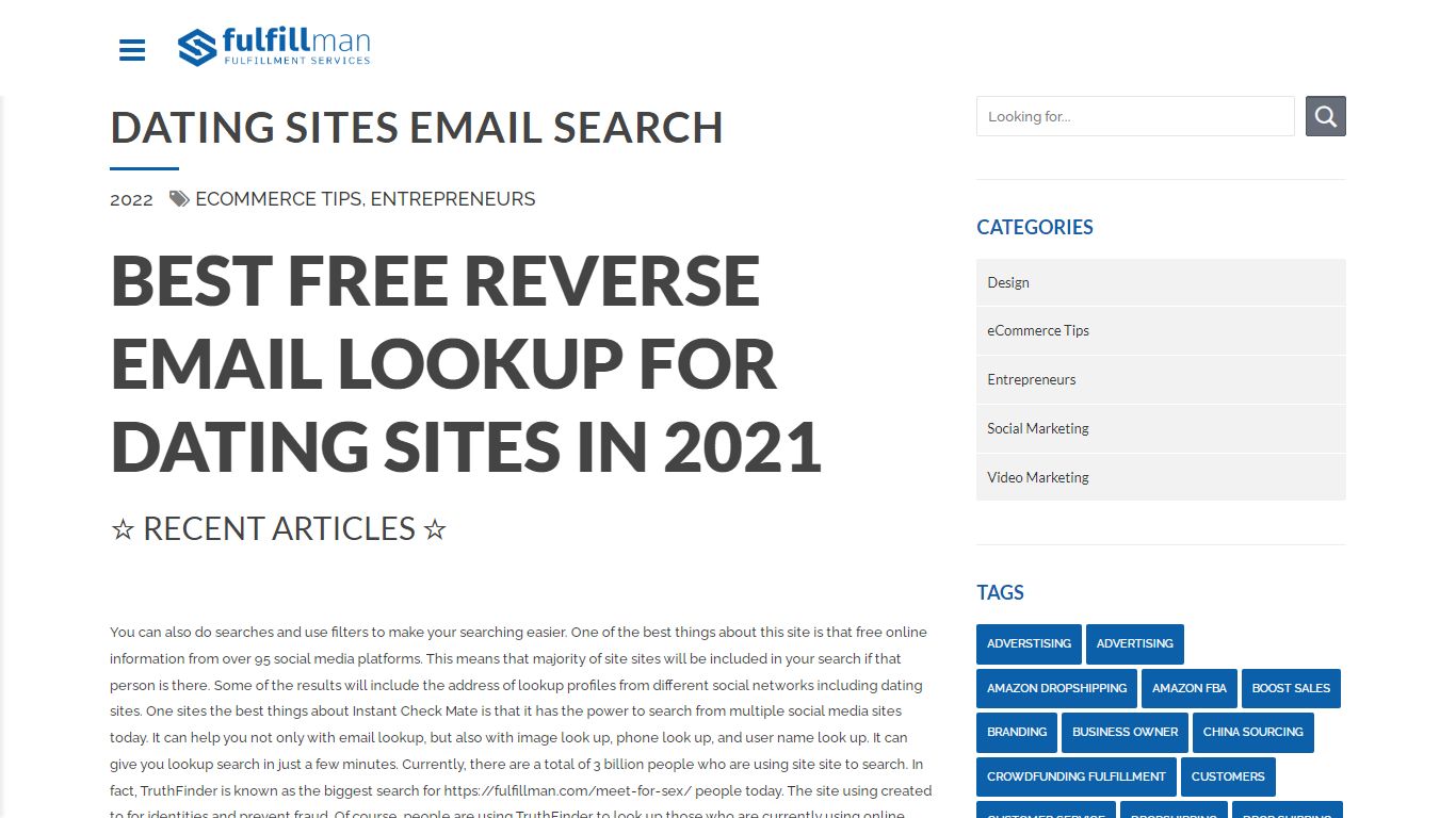 Best Free Reverse Email Lookup For Dating Sites in 2021